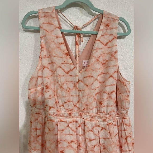 Isabel maternity dress size XXL peach sleeveless - Picture 3 of 6